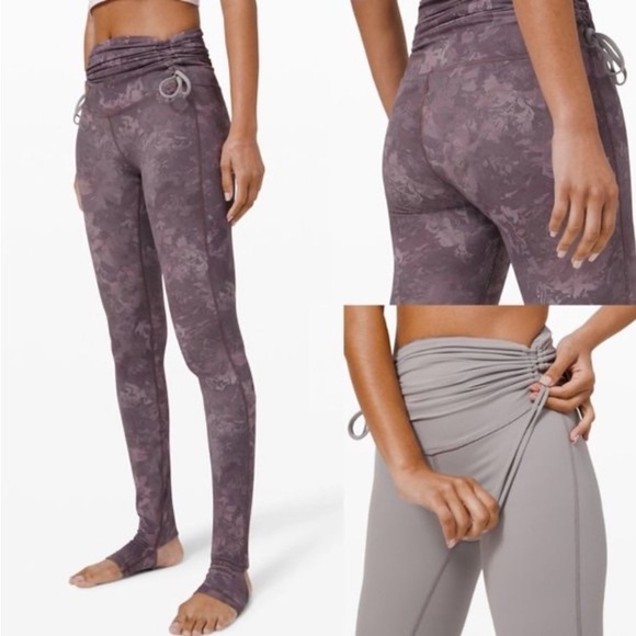 lululemon athletica Pants - Lululemon Hug Your Core Super High Rise Reversible Leggings